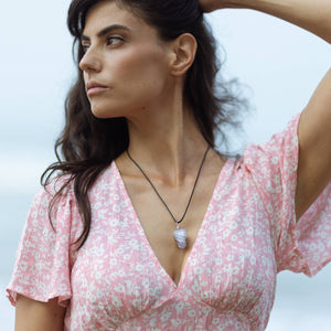 Blue Lace Agate Pendant: Speak with Serenity