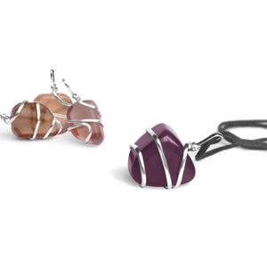 Fluorite Wire Wrapped Pendant: Clarity Booster