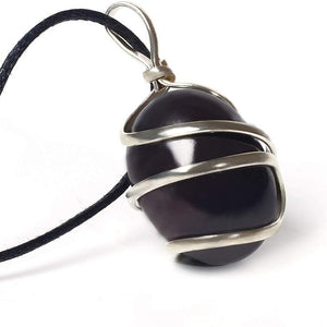 Garnet Tumbled Pendant: Passion Ignited