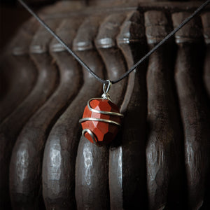 Red Jasper Pendant: Grounded Power