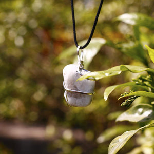 Moonstone Raw Gemstone Pendant: Lunar Magic Unfiltered