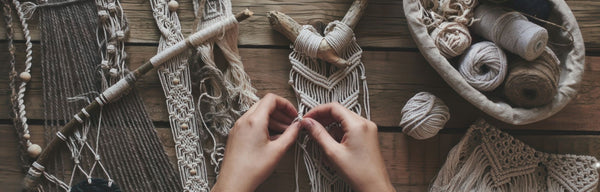 Macramé making photo