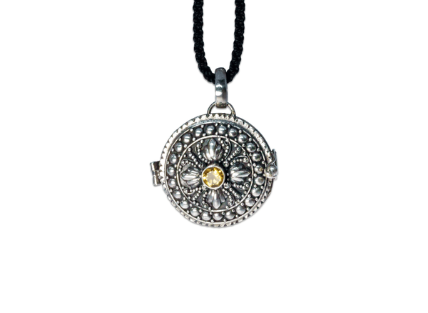 Jaya Success Manifestation Locket – Citrine Necklace for Confidence & Achievement