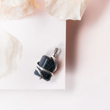 Black Tourmaline Wire Wrapped Crystal Pendant - Ayana Crystals