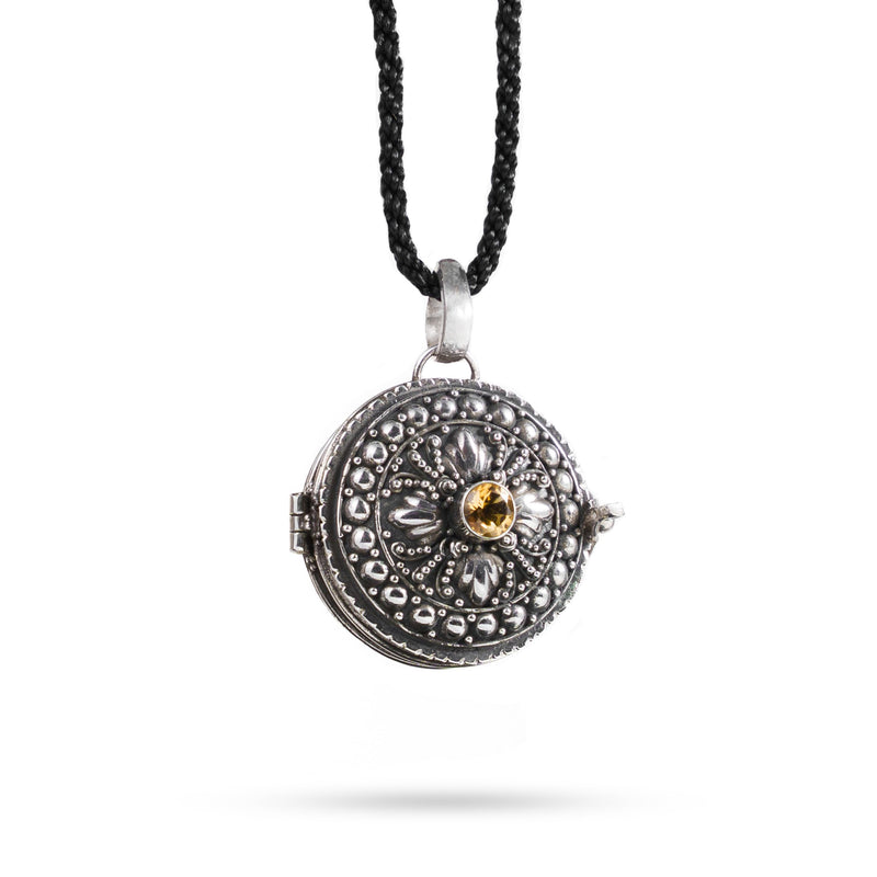 Jaya Success Manifestation Locket – Citrine Necklace for Confidence & Achievement