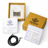 Kaya Wealth Manifestation Locket – Peridot Treasure Chest Necklace