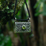 Kaya Wealth Manifestation Locket – Peridot Treasure Chest Necklace