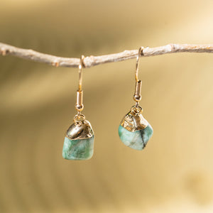 Emerald Crystal Earrings