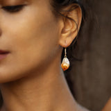 Citrine Raw Gemstone Earrings - Ayana Crystals