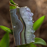 Amethyst Geode Healing Necklace - Ayana Crystals