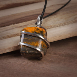 Bumblebee Jasper Pendant