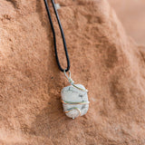 Howlite Wrapped Tumbled Pendant - Ayana Crystals