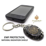 Orgonite Keychain - EMF Protection - Ayana Crystals